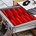 DIYEAH Cash Register Money Drawer Supermarket Cash Organizer Cash Drawer Tray Coin Tray Cash Drawer Organizer Teller Cash Tray Store Register Till Drawer Insert Cash Drawer Under Counter