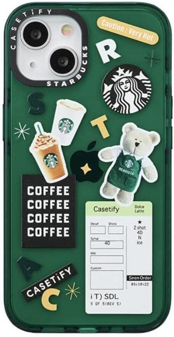 Amazon Co Jp 韓国 スタバスターバックス Md Casetify コラボ アイコン インパクト Iphone 13 ケース スマホカバー ベアリスタ 海外 限定 レア 家電 カメラ