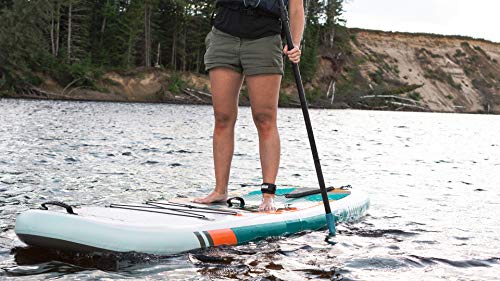 Pelican SUP Leash - Secure Coil System - Strong, Durable and Comfortable - 1 Stainless Steel Swivel Connector - 10 ft - image 6