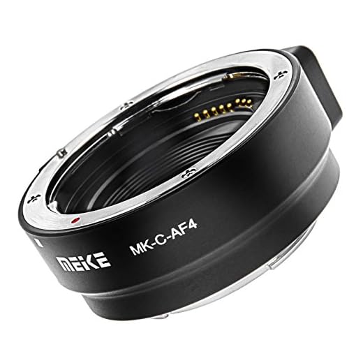 Impulsfoto Adapterring kompatibel med Canon EF och EF-S till EOS M – Meike MK-C-AF4