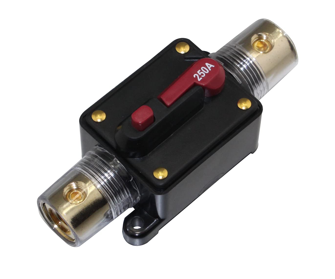 250A Circuit Breaker Fuse Holder for 12-48V Protection 0Ga 4Ga 8GA SKCB-04-0-250A