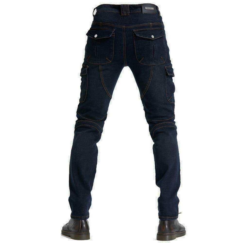 Herren Motorradhose Motorradjeans Denim Motorrad Hose mit Protektoren Motorradbekleidung Schutzkleidung Slim Fit Denim Hose