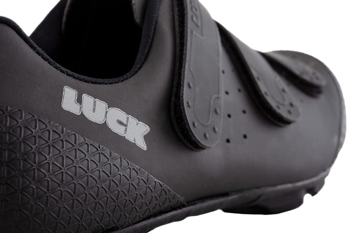 LUCK Zapatillas de Ciclismo Matrix Revolution MTB, con una estupenda Suela de Carbono Muy Ligera y rígida y Triple Velcro para un Ajuste