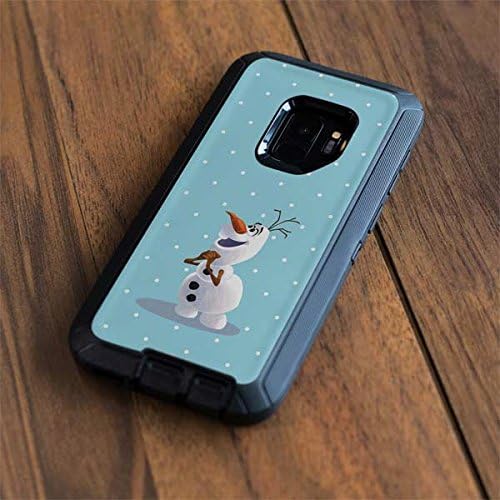 Skinit Decal Phone Skin Compatible with OtterBox Defender Galaxy S9 - Officially Licensed Disney Frozen Olaf Polka Dots Design