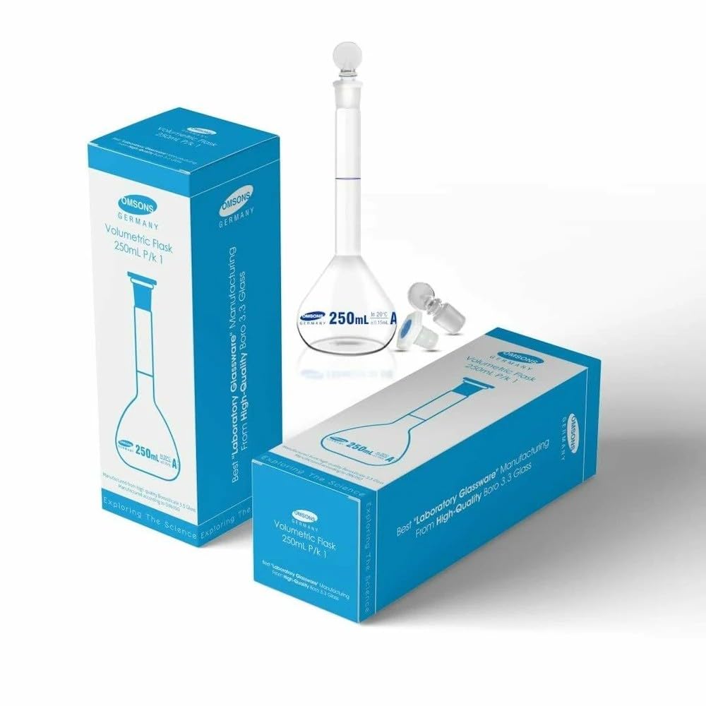 OMSONS Volumetric Flask, class A, 100ml