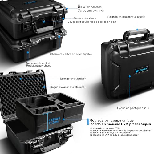 Mallette rigide antichoc pour DJI Goggles Integra et Motion 2