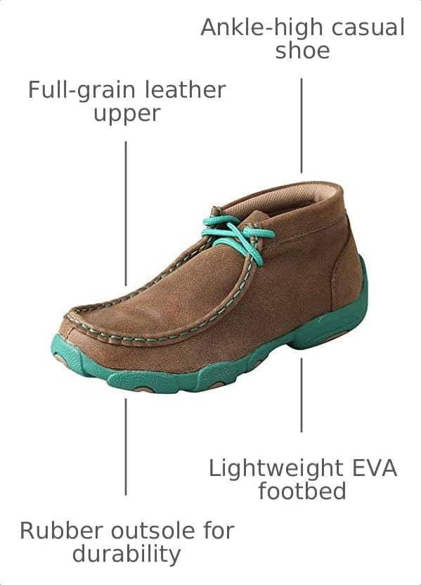 Image of Twisted X Women's Steel Toe Chukka Driving Moc