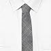 DonDon Corbata de cuadros de algodón para hombres de 6 cm -...