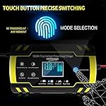 kkhouse 12V-24V 8A Full Automatic Battery-Chargers Digital LCD Display Car Battery Chargers Power Puls Repair Chargers…