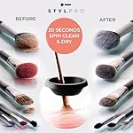 Stylideas Stylpro Original Makeup Brush Cleaner and Dryer - Clean and Dry Makeup Brushes in 30 Seconds - Removes Dirt, Pollutants, and Stains - 1 pc. - Image 5