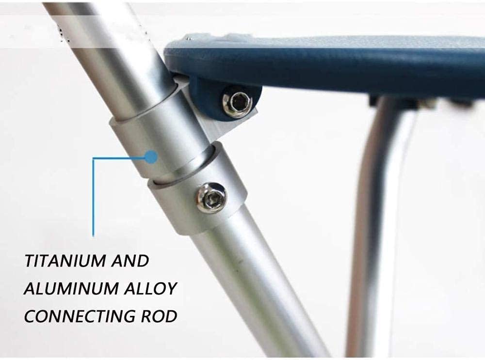 Asiento de bastón para trabajo pesado, asiento de bastón plegable, taburete de bastón de aleación de aluminio, asiento de silla con muleta, bastón altamente ajustable