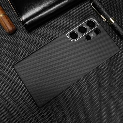 Coque Samsung S24 Ultra carbone noir avec chargement sans fil