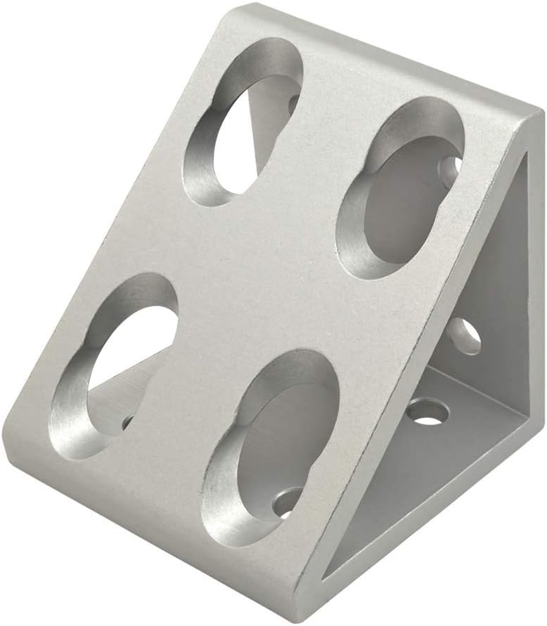 80/20 Inc., 45-4338, 45 Series 8 Hole Inside Corner Gusset Bracket (10 Pack)
