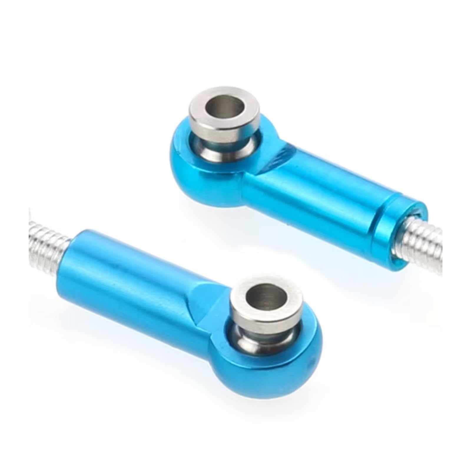 Rc Special Connecting Rod for Wltoys A949 A959 A969 A979 K929 1/18 6Pcs Adjustable Aluminum Metal Pull Rod Servo Link A959-B Rc Car Parts Accessories Replacement Use(Blue)