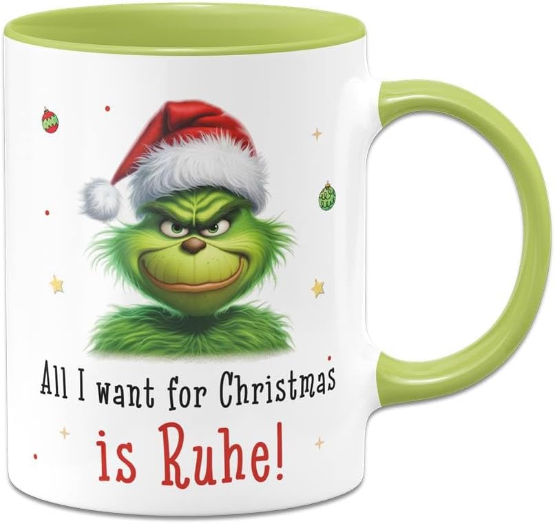 Ciotola Per Cereali Grinch - In Ceramica Verde, Official Merchandise, 500ml - Foto 12