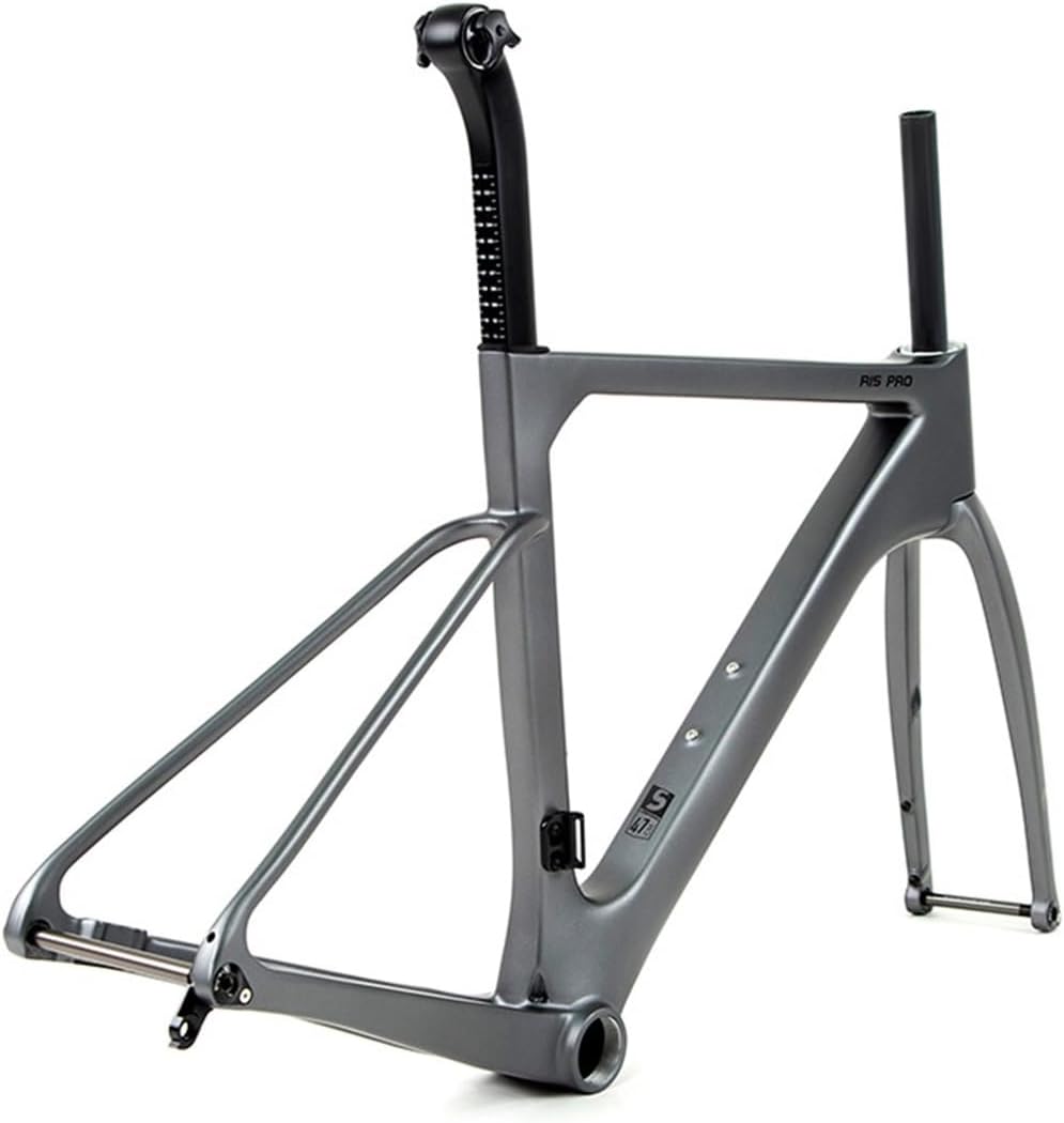 Carbon Road Bike Frameset 700C Breaking Wind Racing Bike Frame 44/47/50/53/56cm Disc Brake Frame Thru Axle 12 * 100/12 * 142mm Lightweight