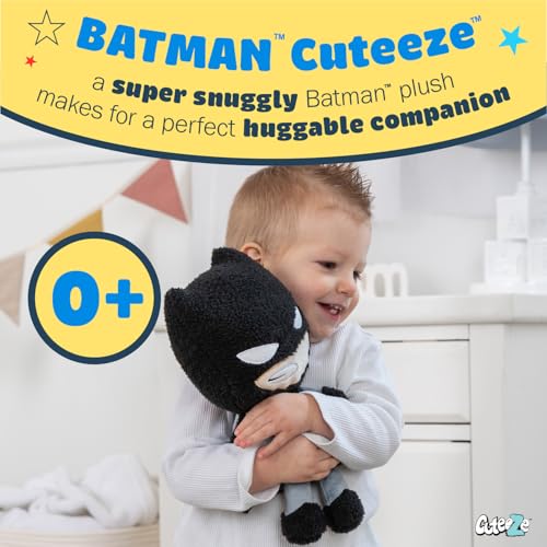KIDS PREFERRED WB DC Batman Cuteeze Extra Soft Plush Stuffed Superhero Toy for Baby and Toddler Boys and Girls – 12 Inch Size - Image 3