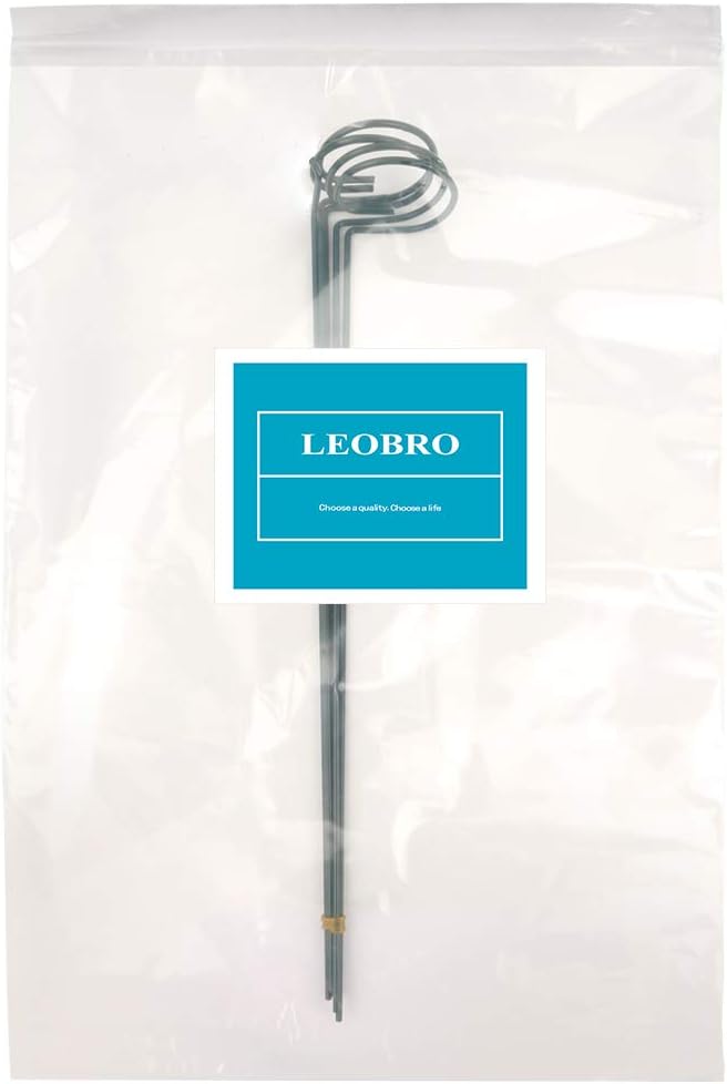 🛒 Flash Sale LEOBRO 4 Pack Plant Support Stakes, Garden Single Stem Flower Plant Support, Plant Cage Support Ring, Plant Sticks, Plant Stakes for Indoor Plants Amaryllis Orchid Peony Tomato Flower, 40CM/15.8INCH