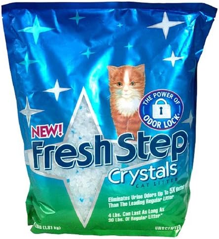 Fresh Step Cat Litter, Crystals , 4 lbs (1.81 kg)
