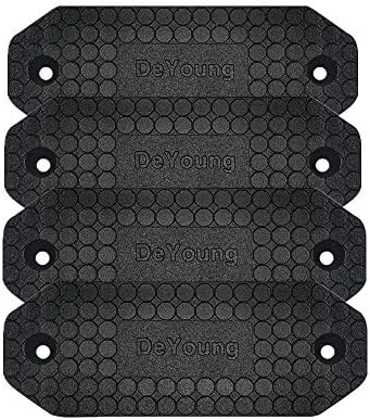 Deyoung Gun Magnet 56lbs Rated Magnetic Gun Mount Holster, Anti Scratch Premium Rubber Coated Concealed Firearm Holder for Rifle Pistol Magazines in Vehicle Truck Car Wall and Desk (4)