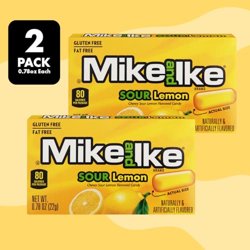 Mike and Ike Dulce Ácido de Limón, Pack de 2 Cajas 0.78 oz miniatura 4