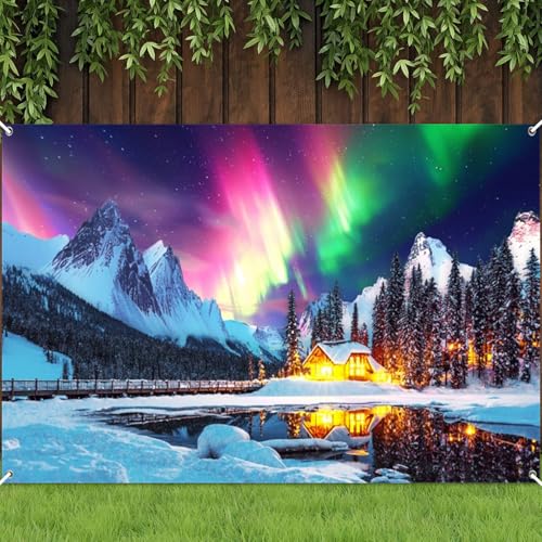 2025 North VBS Decorations Camping Scene Backdrop Banner 10x8ft