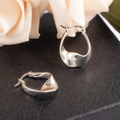 ALEXCRAFT-Pendientes-Mujer-Plata-Pendientes-Plata-Mujer-Pendientes-Plata-Pequenos-Regalo-Mujeres