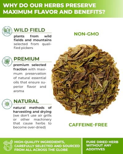 Image of 4 oz. Dried Lovage Herb Lovage Leaves Herbal Tea (Levisticum Officinale) - 113g Herb Tea Levisticum