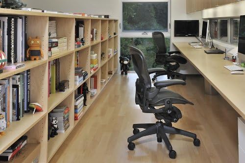 Miniatura 4 de Herman Miller Classic Aeron - Cojín lumbar para silla grafito talla B