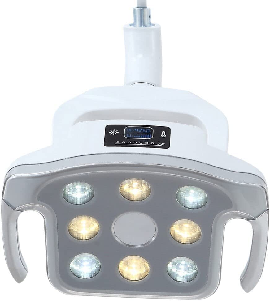 EustomA 12W Shadowless Light 8 LEDs LED Lamp for Chair 22mm Jiont JH-10 with LCD Display