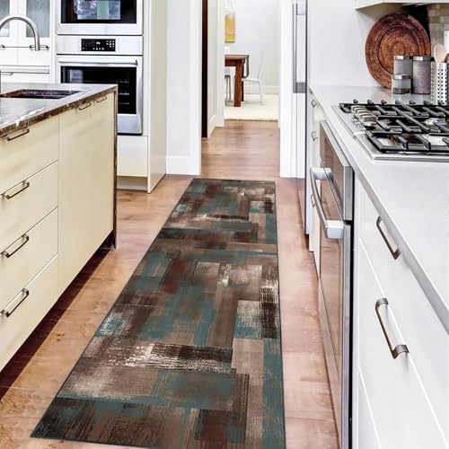 Tapis de couloir antidérapant et lavable pour cuisine et buanderie - 3