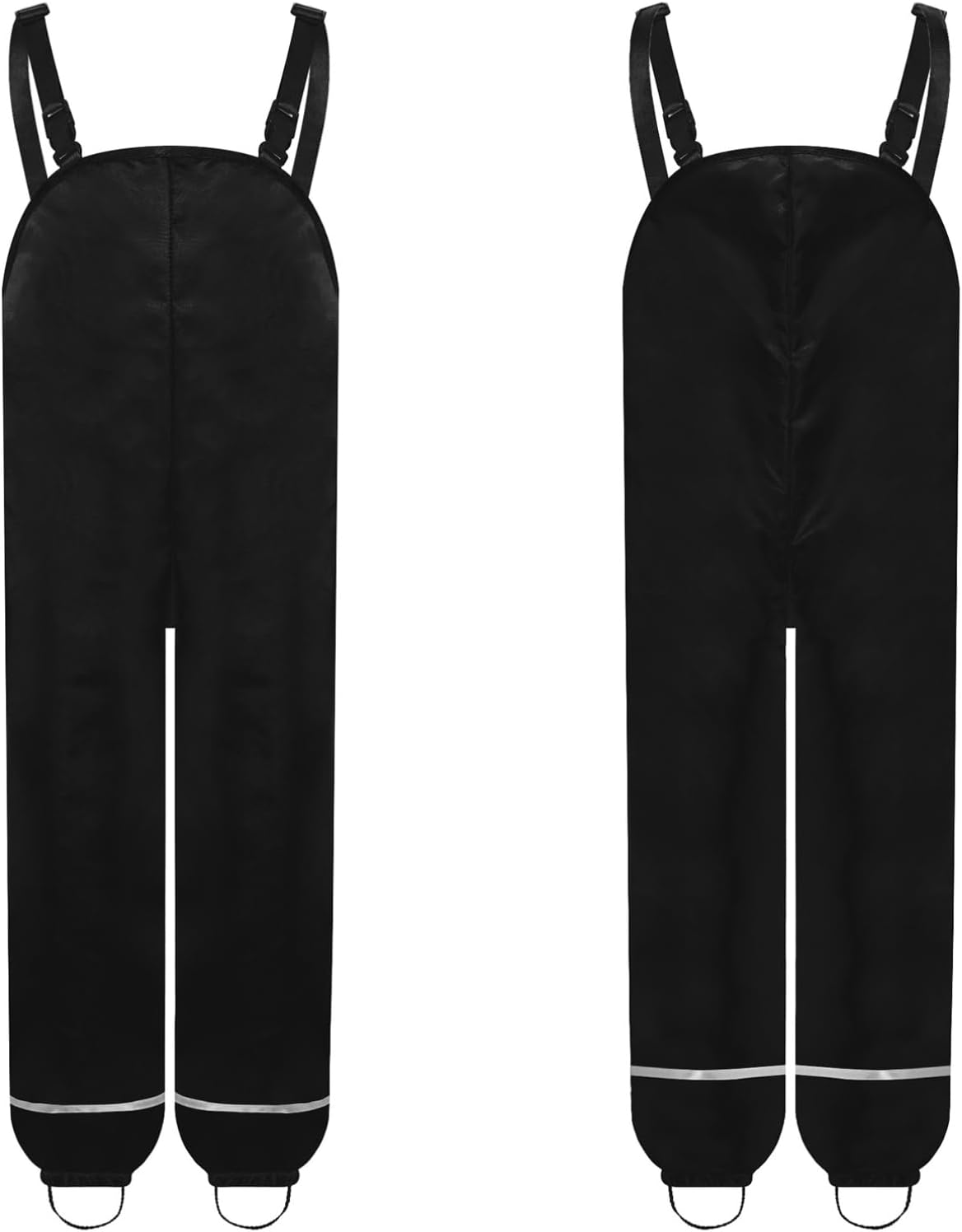YiZYiF Wind and Waterproof Mud Pants for Boys Girls Rain Over Trousers Water Resistant Rain Dungarees Rain Pants