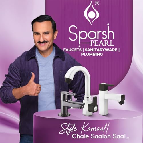 Image of Sparsh Pearl 1.5 Meter Fully Automatic Washing Machine Inlet Pipe with Universal Tap Connector | Hot & Cold Water Washing Machine Pipe Inlet | Leak-Proof, Burst-Proof & Anti-Kink Design