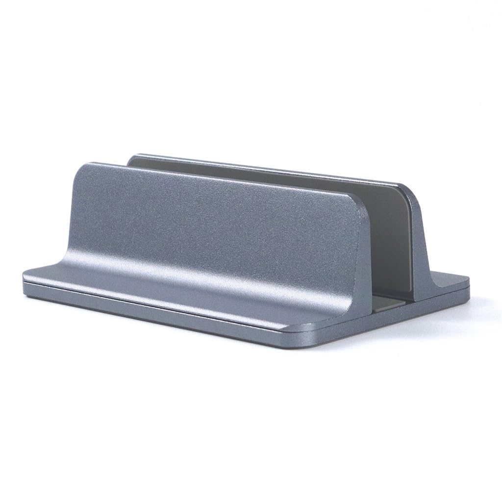 Aluminum Alloy Laptop Stand Base Aluminum Alloy Desktop Heat Dissipation and Storage Bracket OneColor Gray