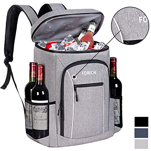 FORICH Cooler Backpack Portable Soft Backpack Coolers Insulated Leak Proof Large Cooler Bag