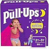 Pull-Ups Night-Time Girls' Training Pants, 2T-3T, 68 Ct