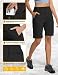 BondiTrekk Damen-Wanderhose-Zip-Off-Trekkinghose, Atmungsaktiv Wanderhose Damen Schnell Trekkinghose Abnehmbar Zip Off Outdoorhose Sommer Hiking Pants Funktionshose Schwarz L