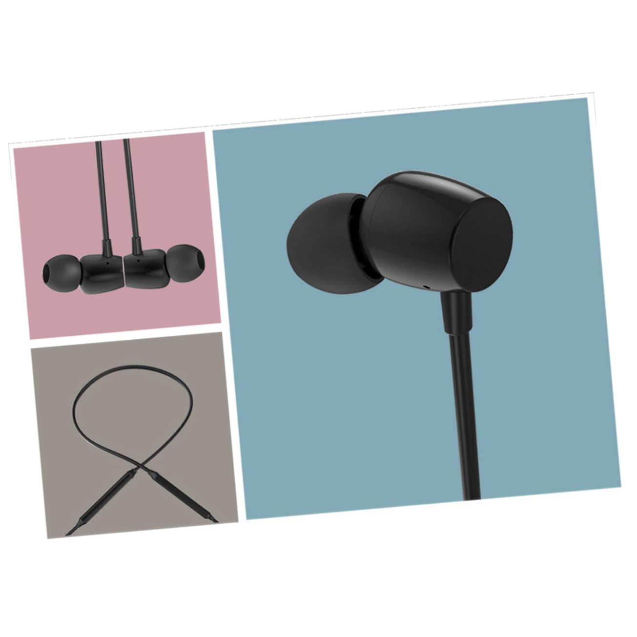 SHINEOFI Cuffie Auricolari Wireless Impermeabili Tecnologia Vivavoce Stereo Ear Cuffie Corsa Per Dispositivi Cellulari Tablet e Sport