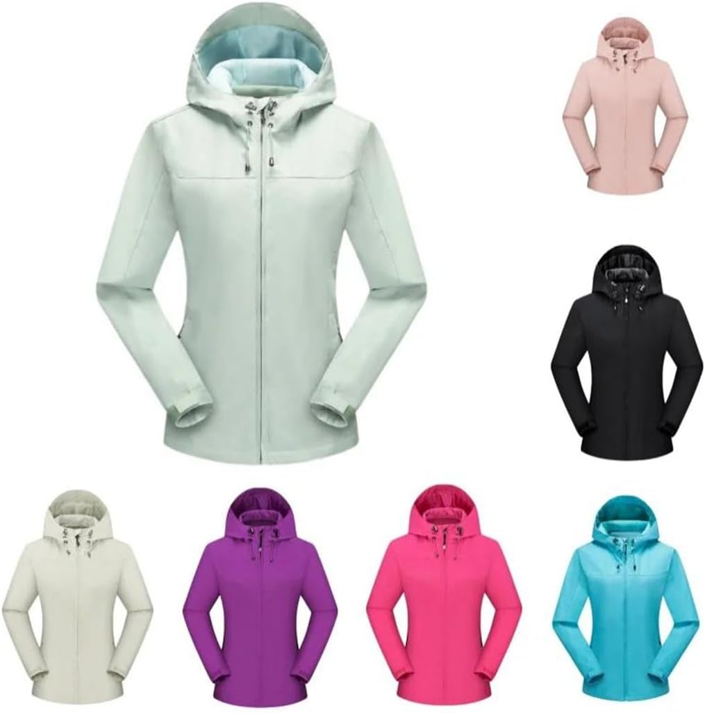 Women Fleece Jacket Winter Warm Waterproof Windproof For Hiking Camping Climbing Skiing Outdoor