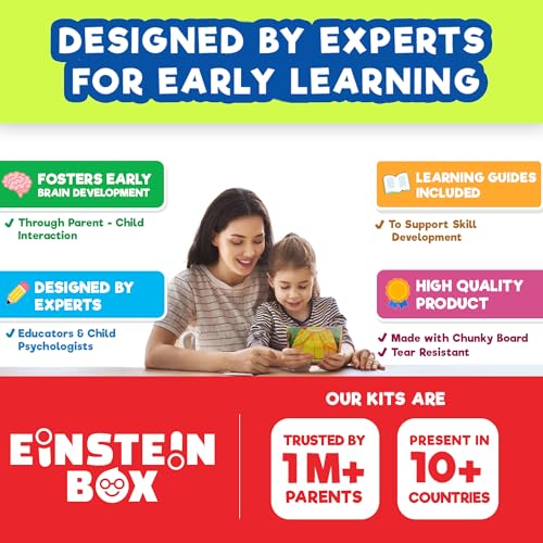 Image of EINSTEIN BOX My First Box of Games Board Game for Kids 2-5 Years Old | 2 Players | Ages 2-5 | Educational