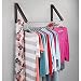 mDesign Perchero de pared extensible para lavadero o dormitorio – Colgador de...