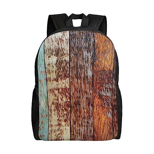 Sac à dos imperméable briques en bois noir et léger pour le travail