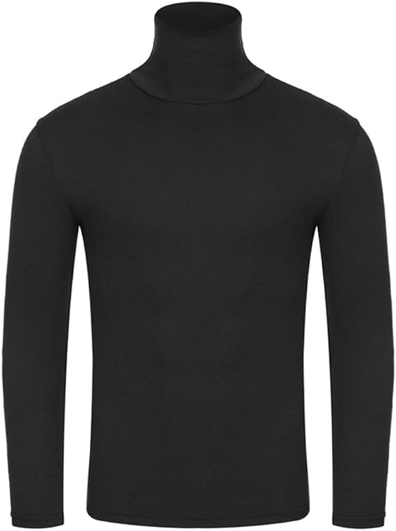 FULUN Men's Long Sleeve Turtleneck Undershirts TShirt Tops Sportswear