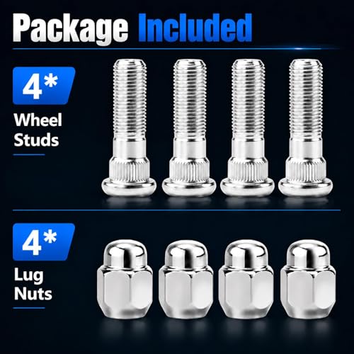 Image of 8PCS M12x1.25 Wheel Lug Stud Nuts Compatible with Subaru Ascent Forester Crosstrek Outback WRX STI Legacy Impreza BRZ Tribeca Replace#: 28365FE001 28171AJ000