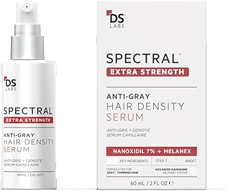 Spectral.DNC-S Anti-Gray, Extra Strength Leave In Serum to Support Hair Growth for Men and Women - Color Restorer, Hair Loss and Thinning Hair Serum for Fuller Hair, 2 Fl Oz (60mL)