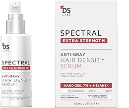 DS Labs Spectral Extra Strength Hair Density Serum (formerly Spectral.DNC-S), 60mL - Lightweight Leave-In for Fuller, Thicker Looking Hair, Melanex Technology Preserves Pigment, For Men & Women