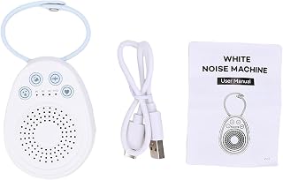 Tnfeeon White-Noise-Maschine, Schlafgeräusch-Maschine, mit 20 Beruhigenden Geräuschen, 5 Timer-Einstellungen, Speicherfunktion für Zuhause, Kinderzimmer, Reisen