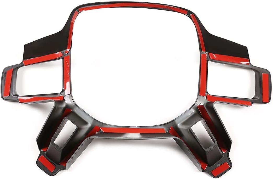 Car Steering Wheel Decoration Frame Trim For Land Rover Defender 90 110 2020-2024 Interior Accessories (Matte Black)