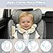 Baby Travel Pillow, U-Shape Pillow for Car Seat, Stroller and Pushchair, Soft Lightweight Baby Travel Accessory (Avocado)
