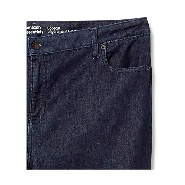 Amazon Essentials Women's Mid-Rise Slim Bootcut Jean, Rinsed, 16 Long